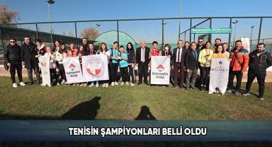 Tenisin şampiyonları belli oldu