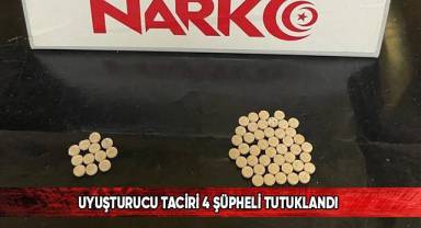 Uyuşturucu taciri 4 şüpheli tutuklandı