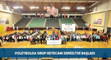 Voleybolda Grup Heyecanı Denizli'de Başladı