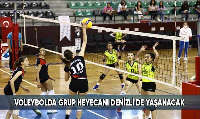 Voleybolda grup heyecanı Denizli'de yaşanacak