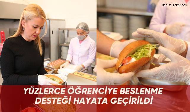 Yüzlerce öğrenciye beslenme desteği hayata geçirildi