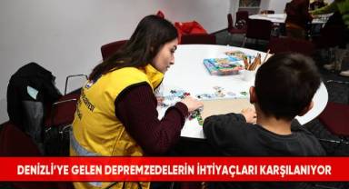 Büyükşehir depremden etkilenen çocukları da unutmadı