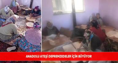 Çal’da, katmer ve çörek yapımı için kadınlar seferberlik başlattı