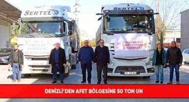 Denizli’den deprem bölgesine yardımlar devam ediyor