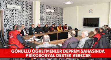 Denizli'den 'Psikososyal Destek Hizmetleri' ekibi deprem bölgesine yola çıktı