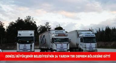 Denizli halkı afetzedelere yardım göndermek için birbiriyle yarıştı