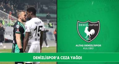 Denizlispor’a ceza yağdı