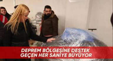Deprem bölgesine destek geçen her saniye büyüyor