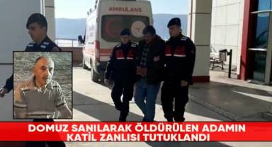Domuz sanılarak öldürülen adamın katil zanlısı tutuklandı