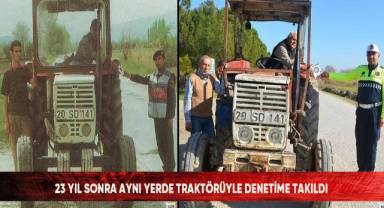 Jandarmanın dikkati, yıllar önceki hatırayı ortaya çıkardı