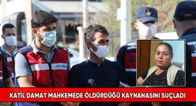 Katil damat mahkemede öldürdüğü kaynanasını suçladı