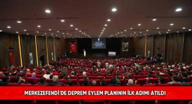 Merkezefendi Belediyesi, afet bilgilendirme toplantısı gerçekleştirdi