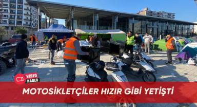 Motosikletçiler Hızır Gibi Yetişti