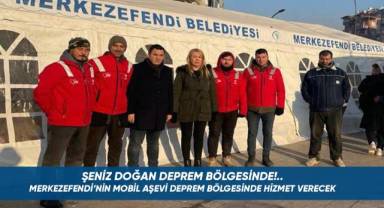 Şeniz Doğan deprem bölgesinde!..