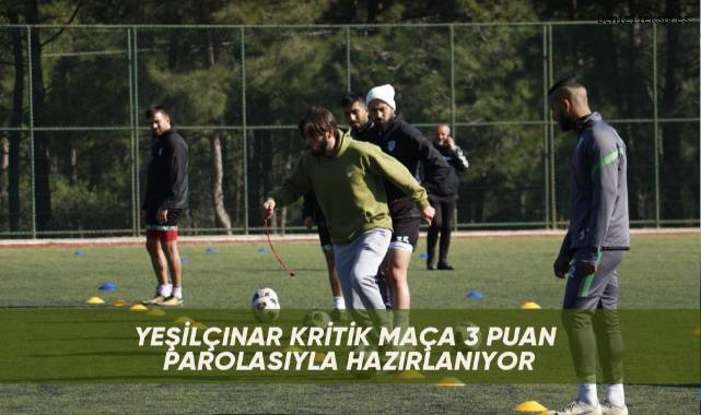 Yeşilçınar kritik maça 3 puan parolasıyla hazırlanıyor