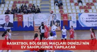 Basketbol bölgesel maçları Denizli’nin ev sahipliğinde yapılacak