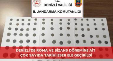 Denizli'de Roma ve Bizans dönemine ait çok sayıda tarihi eser ele geçirildi