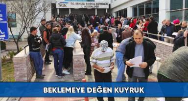 Denizli’de SGK’da EYT yoğunluğu başladı