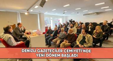 Denizli Gazeteciler Cemiyeti’nde yeni dönem başladı