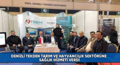 Denizli Tekden tarım ve hayvancılık sektörüne sağlık hizmeti verdi