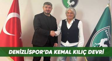 Denizlispor'un yeni Teknik Direktörü Kemal Kılıç oldu