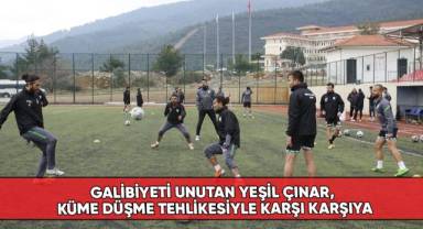 Galibiyeti unutan Yeşil Çınar, küme düşme tehlikesiyle karşı karşıya