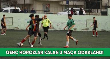 Genç horozlar kalan 3 maça odaklandı