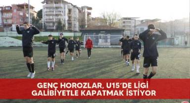 Genç horozlar, U15’de ligi galibiyetle kapatmak istiyor