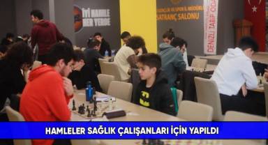 Hamleler sağlık çalışanları için yapıldı