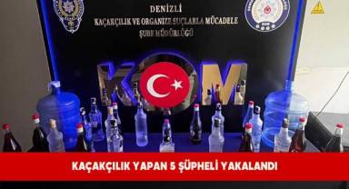 Kaçakçılık yapan 5 şüpheli yakalandı