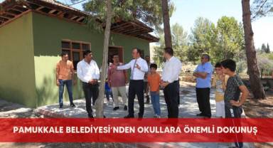 Pamukkale Belediyesi'nden okullara önemli dokunuş