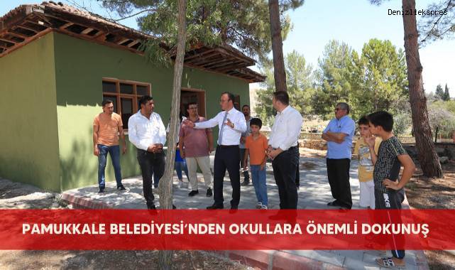 Pamukkale Belediyesi'nden okullara önemli dokunuş