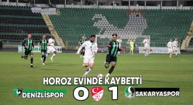Spor Toto 1. Lig: A. Denizlispor: 0 - Sakaryaspor: 1