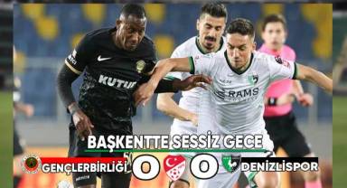 Spor Toto 1.Lig Gençlerbirliği:0 - Denizlispor:0