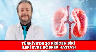 Türkiye'de 20 kişiden biri ileri evre böbrek hastası