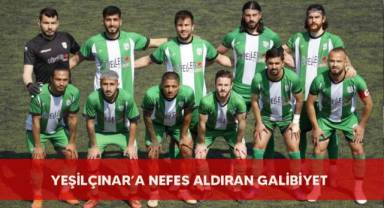 Yeşilçınar’a nefes aldıran galibiyet
