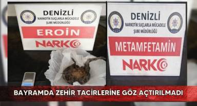 Bayramda zehir tacirlerine göz açtırılmadı