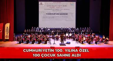 Büyükşehir Çocuk Korosu'ndan muhteşem performans