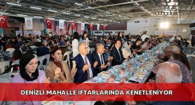 Büyükşehir geleneksel iftar sofrasını Muratdede’de kurdu
