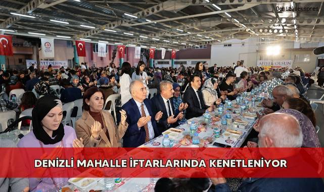 Büyükşehir geleneksel iftar sofrasını Muratdede’de kurdu