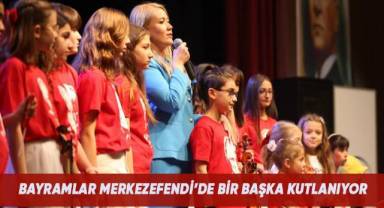 Çocuklar 23 Nisan’da doyasıya eğlendi…