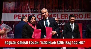 Denizli Büyükşehirden Pembe Çizmelere destek