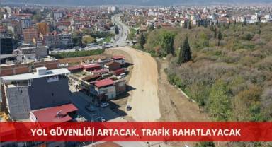 Denizli Büyükşehirden trafiği rahatlatacak kavşak düzenlemesi