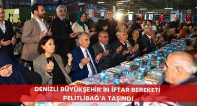 Denizli Büyükşehir'in iftar bereketi Pelitlibağ'a taşındı