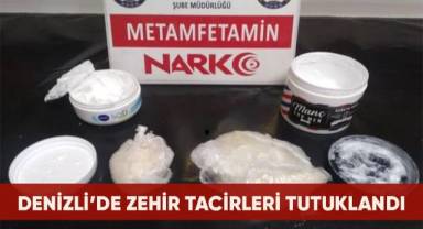 Denizli'de zehir tacirleri tutuklandı