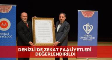 Denizli'de zekat faaliyetleri değerlendirildi