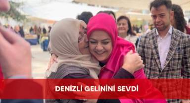 Denizli gelinini sevdi