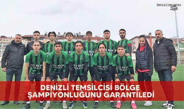 Denizli temsilcisi bölge şampiyonluğunu garantiledi