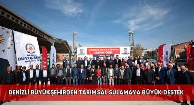 Denizlili çiftçilere 9 yılda 290 bin metre tarımsal sulama borusu verildi