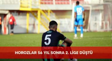 Denizlispor 56 yıl sonra TFF 2. Lig'e düştü